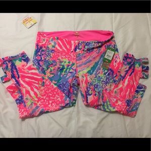 Lilly Pulitzer Rainbow Soleil leggings XL NWT